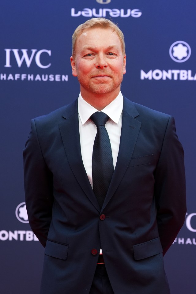 Chris Hoy at the Laureus World Sports Awards.