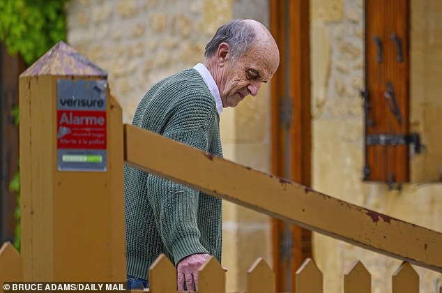 Jean-Francois Guerrier pictured at his home in Trémolat. It was Guerrier, who lives ten minutes away from Karen's cottage in a hilltop farmhouse, who found her and tried to resuscitate her