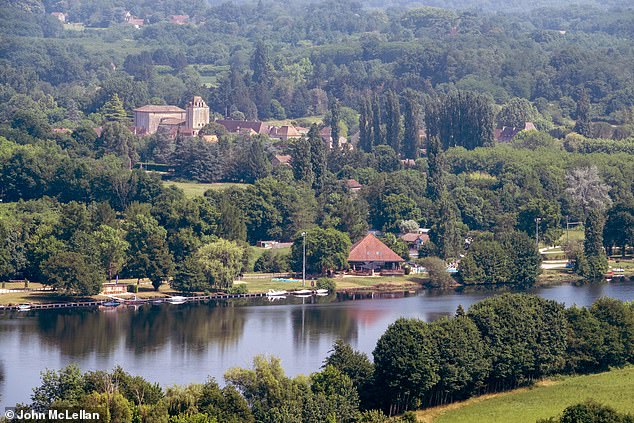 The sleepy village of Trémolat looks across the Dordogne river. Karen had had resolved to begin a 'tranquil' new life here, according to her best friend Beverly Needham