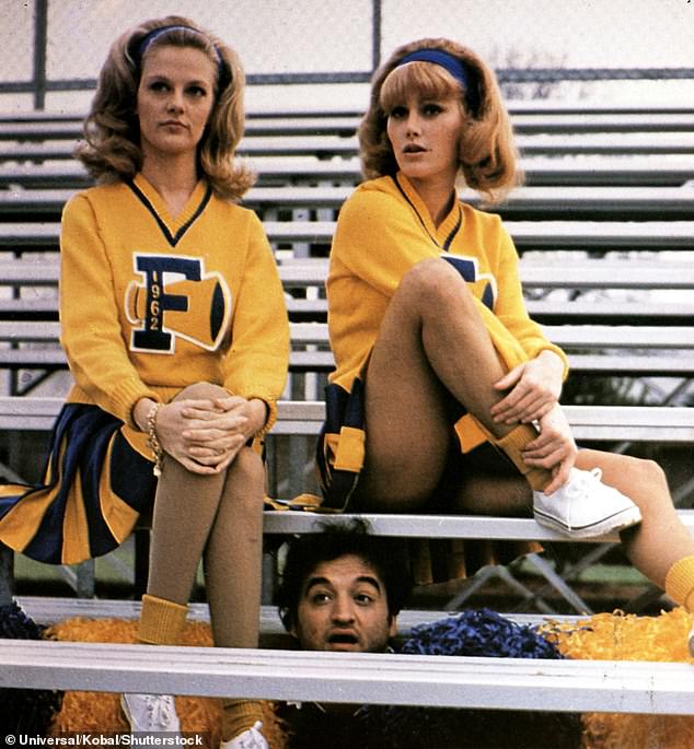 In 1978, she portrayed the character of Babs Jansen in Nation Lampoon's Animal House alongside John Belushi, Tim Matheson, John Vernon and Verna Bloom; seen above with Belushi and Mary Louise Weller