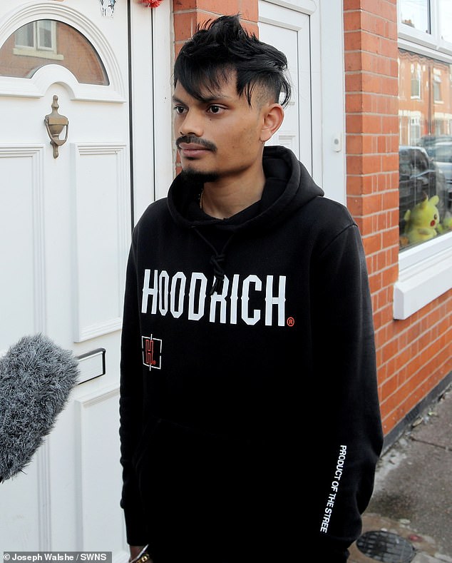 His brother Nyan Kumar told Sky News: 'He video called my dad as he crashed and said, 'Oh the plane's crashed. I don't know where my brother is.