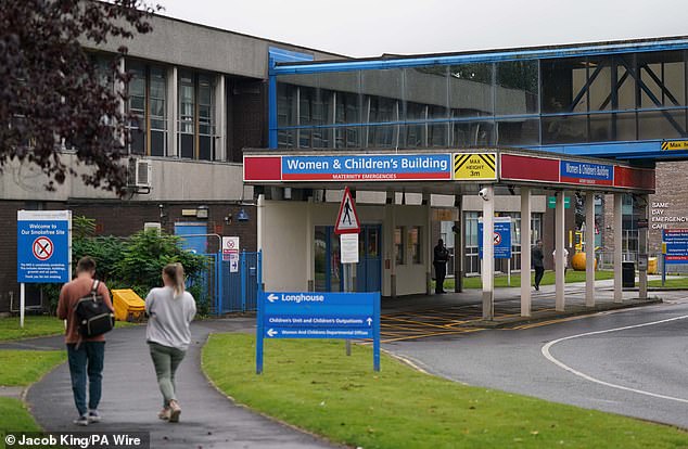 Her conviction leant heavily on the statistical likelihood of her being on duty at the time of 25 deaths and collapses at the Countess of Chester Hospital (pictured, file photo)