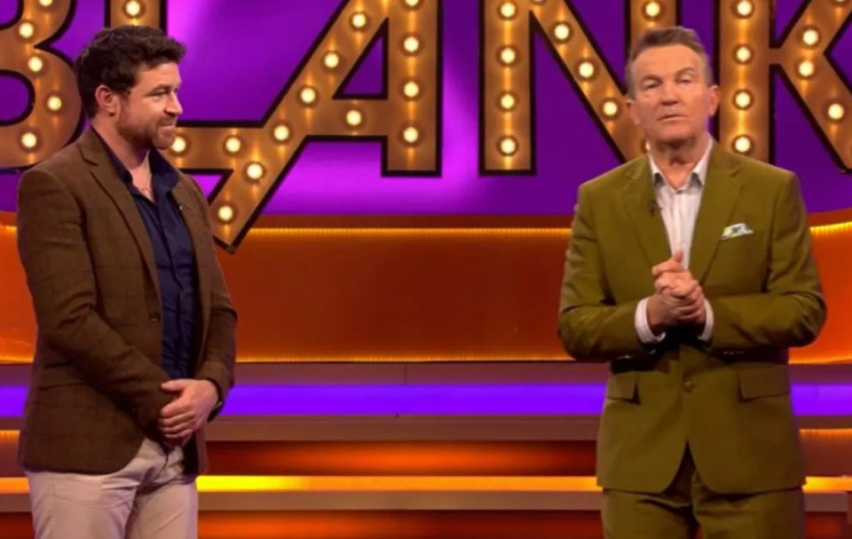 Nathanael Hill on Blankety Blank shortly before his death.