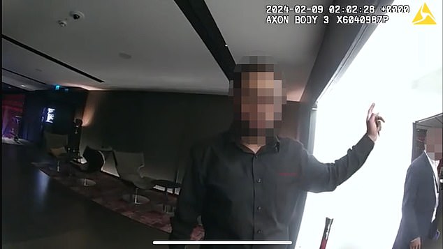 Just over an hour later, the bar manager told Mr Correia that a staff member (pictured) had accused him of sexual assault