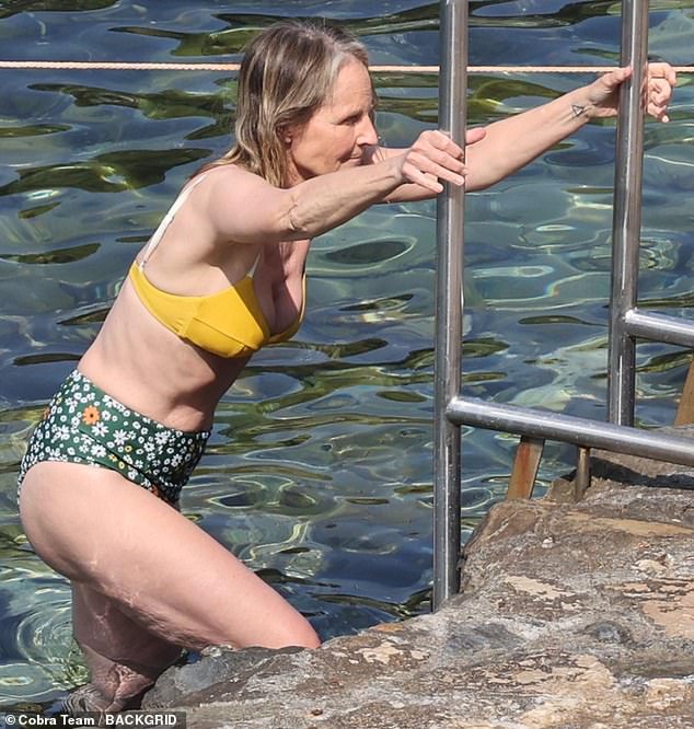 She reflected: 'Everybody was more fit, or more thin, and I maxed out on worrying about it'