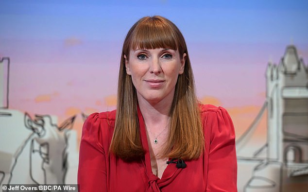 Deputy Premier Angela Rayner (pictured on Sunday with Laura Kuenssberg last month) is pushing for a new 'strikers' charter', lowering the number of people needed to establish a trade union in a workplace