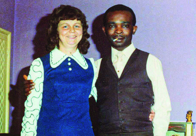 Mr Downes' parents pictured in the seventies - Mr Downes signed up for the army aged 16