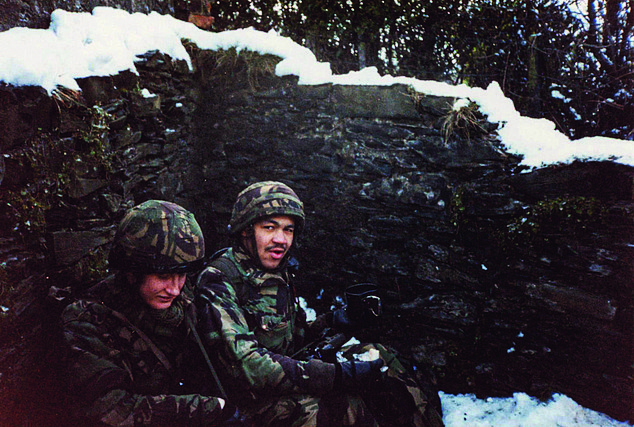 Mr Downes in Northern Ireland - he was sent for a second time as a peacemaker