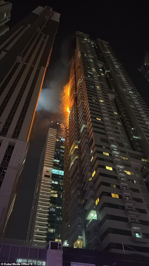 Affected residents were provided with temporary housing in a coordinated effort from the authorities as well as the building's developers