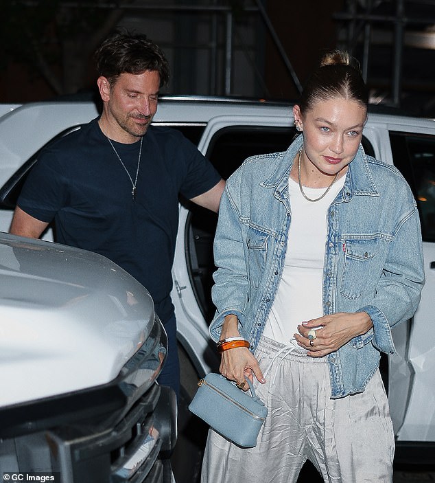 Bradley Cooper and Gigi stepped out with Pitt and de Ramon for a date night in the Big Apple