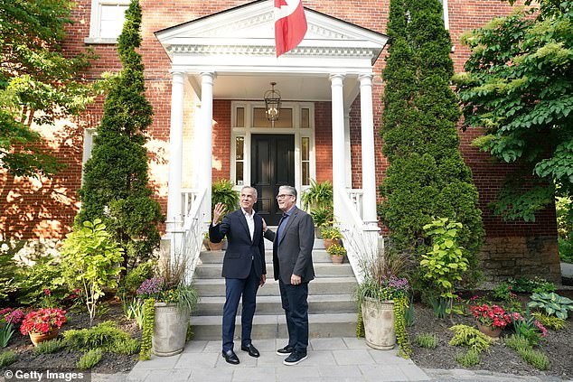The PM gave his strongest response yet to the US president's push to turn Canada into a US state as he met counterpart Mark Carney in Ottawa