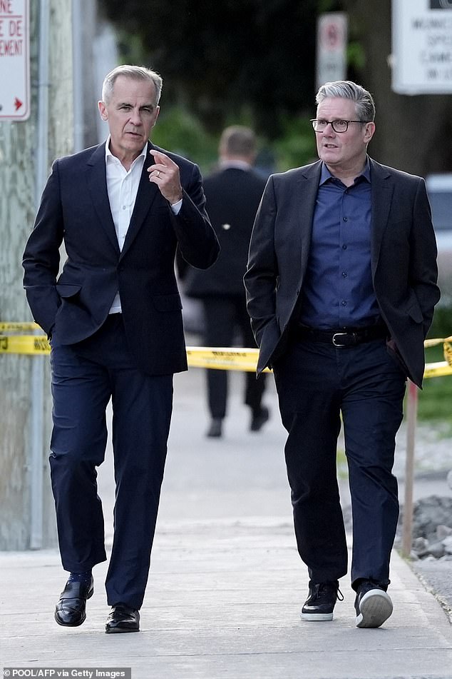 Mr Carney is a former governor of the Bank of England who pulled off a shock victory in the Canadian election - partly credited to fury at Mr Trump's drive to annex the country