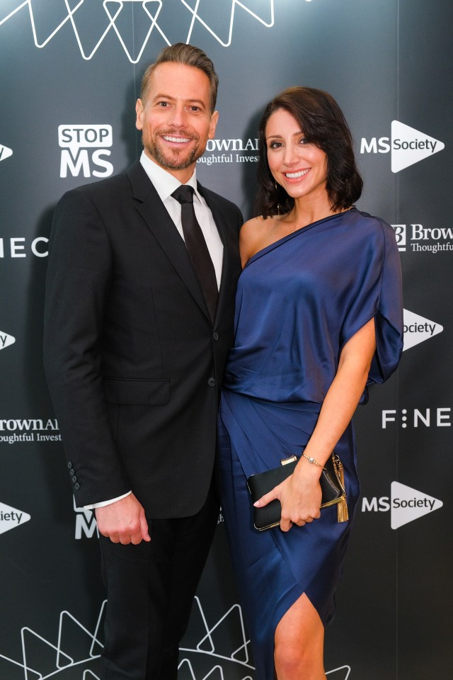 Ioan Gruffudd and Bianca Wallace at an MS Society event.