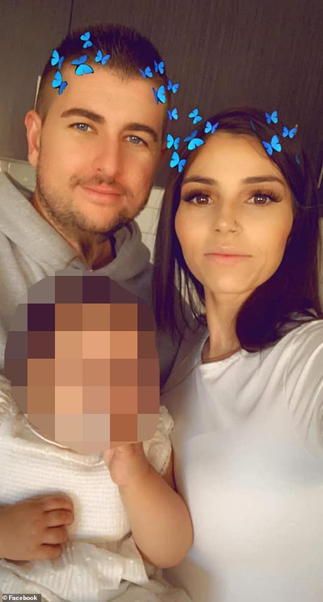 Local media outlets reported Radmanovic's wife, Jazmyn Gourdeas (pictured left), saw the alleged shooter fleeing the scene