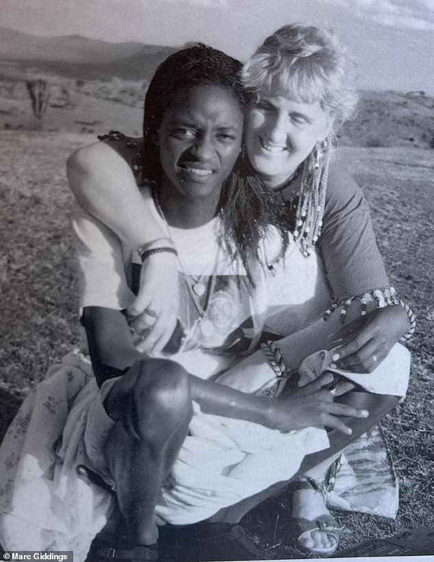 Cheryl recalled: 'The only time when he was really happy was when he was jumping up and down in the garden doing his traditional Masai warrior dance'