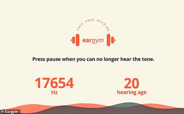 At 50, 12,000 Hz is the upper limit, while at 40, it becomes 14,000 Hz. At 30, people will hear into 15,000 Hz, while at 20 it's about 17,000 Hz