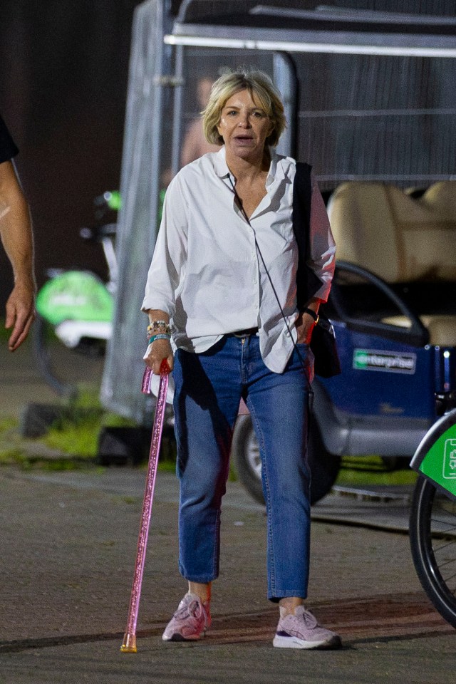 Leslie Ash at the Lido Festival.