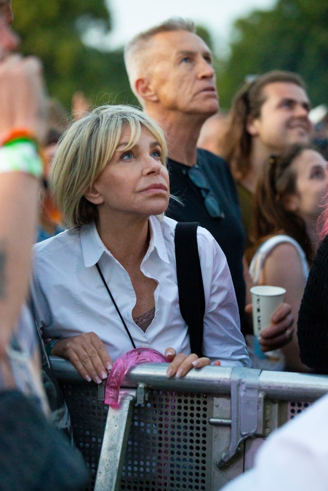 Leslie Ash at the Lido Festival.