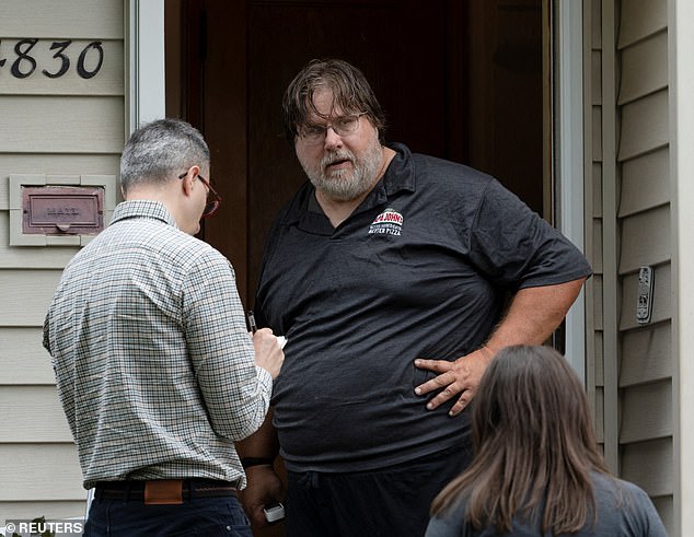 His best friend and roommate David Carlson (pictured) said Vance is an avid Trump supporter and voted for the Republican candidate