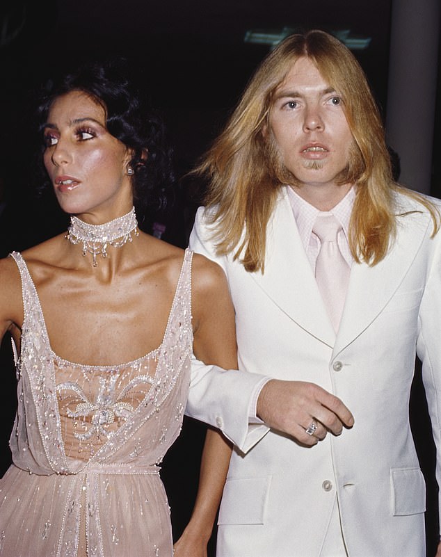 Cher shared her son with the late musician Gregg Allman who also suffered from substance abuse issues before his death from liver cancer in 2012; Pictured circa 1978