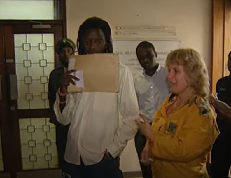 A British woman appeals to UK immigration authorities in Kenya.