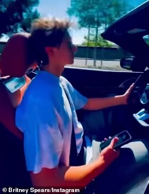 'He is [6ft3in] and his hands are so big now!' Britney - who boasts 148.4M social media followers - gushed on June 8. 'How long am I going to be in shock? It's so incredibly crazy, it's not even funny! I'm blessed! Just please be careful with my heart too!'