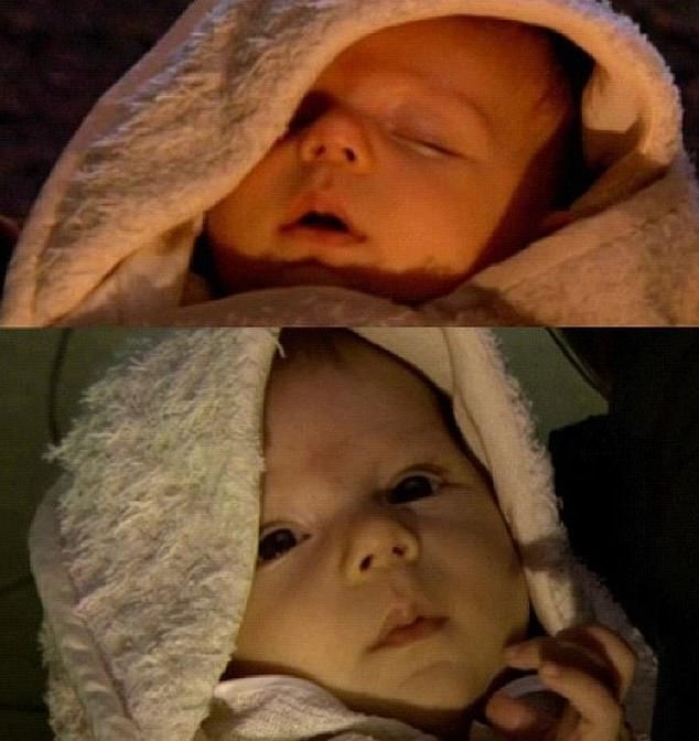 Still, Barton revealed, 'my mom is actually the one holding me in the movie. Really, she's the only one holding me except for when I'm handed off.'