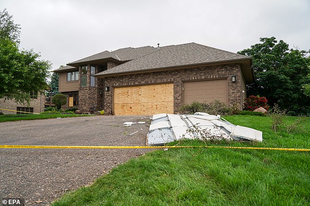 Hortman and her husband Mark were then fatally shot at their home in Brooklyn Park about 3am on Saturday