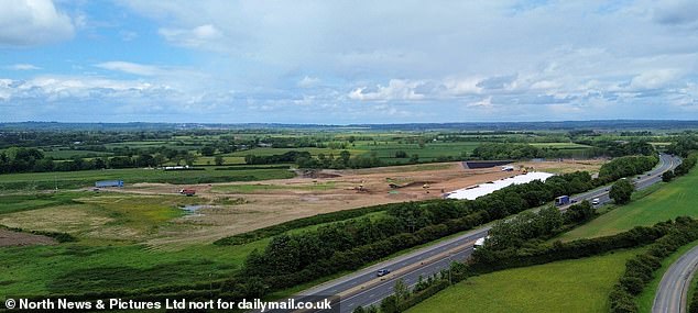Aycliffe Quarry, pictured, caused a nasty smell to carry around the area
