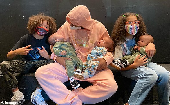 In January 2022, the star admitted that he was 'still missing his little dude' Zen, while sharing a throwback photo of Moroccan, Zion, Zillion, and Monroe sitting with him, as he held Zen