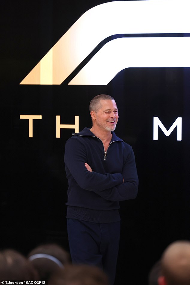 His F1 promotional duties included an appearance at the Apple store for a Q&A with Apple CEO Tim Cook