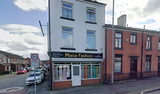 Now under new ownership, in the early 2000s ex-shopkeeper Mushtaq Ahmed, now 67, allowed a dingy cellar beneath Maria Fashion to be used for the rape of young girls groomed by Mohammed Zahid on nearby Rochdale market
