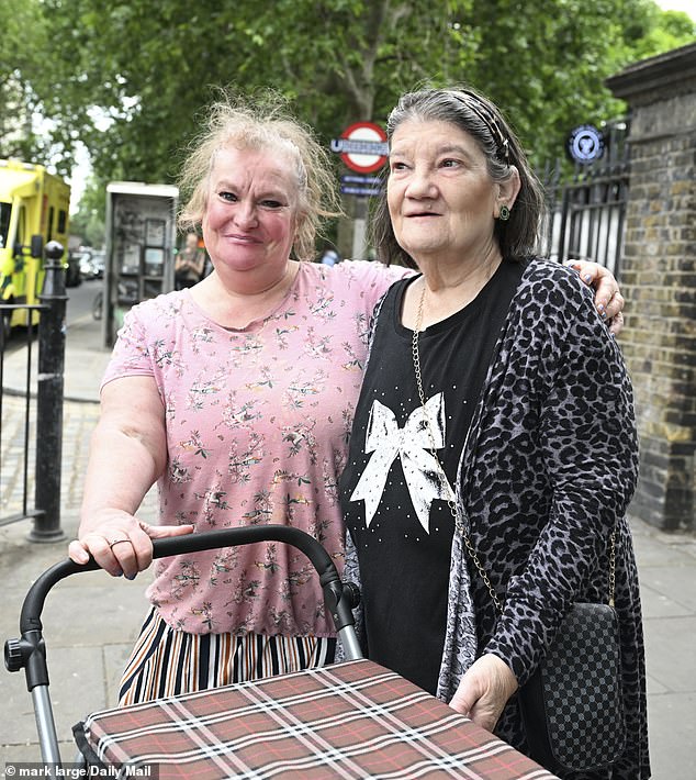 Barbara Hardy, 59, (left) who was born in the area and works for Asda said: 'I love this place. You can't beat Bethnal Green. People have a lot more money around here now than they used to'