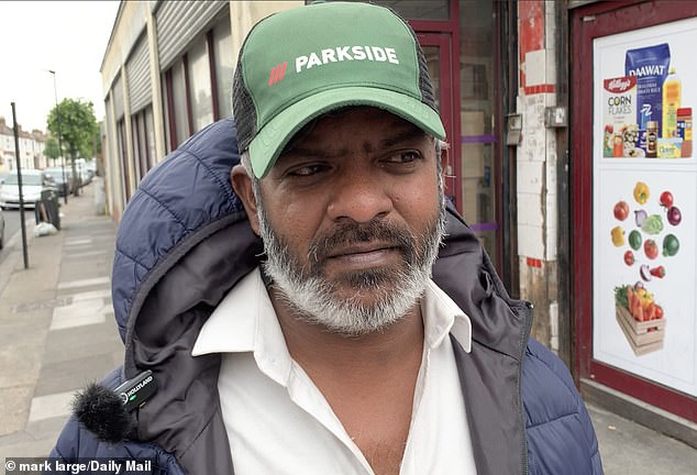Piratheepa Papaualarathinn, 49, is a father-of-one who moved to East Ham from Shrilanka 26 years ago, and says he thinks benefit claimers are just 'lazy'
