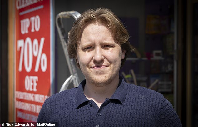 George Roche, 24, secured his first job from Mr Campbell ¿ after a couple years of searching after school