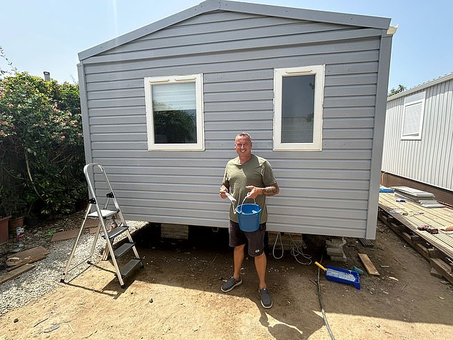 Martin added: 'It's much more affordable and there's very little upkeep. I like this little community feel, everyone speaks to you in the morning and they actually care'