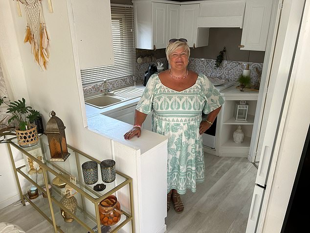 She told MailOnline: 'I had wanted to live in Spain for a long time but my budget was small'