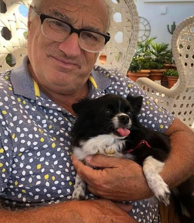Mr Brozel said: 'Now I'm 74 and I'm still working cleaning villas and looking after dogs in our house - there is no sign of me stopping'