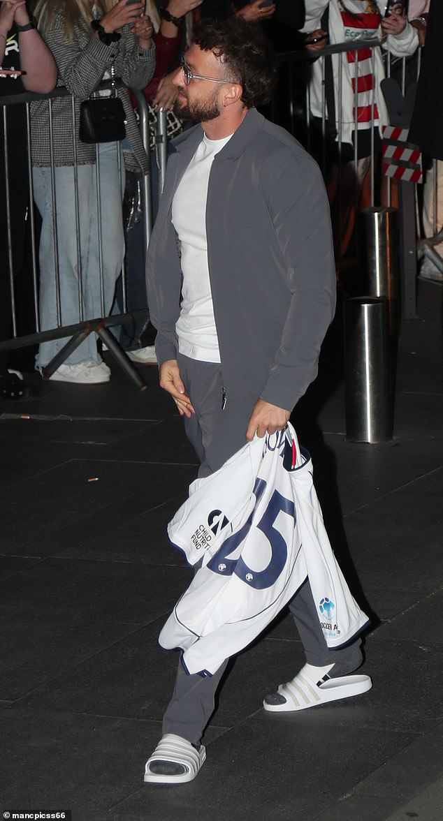 Sam and Louis, who played on the English squad reportedly held a 'peace dinner' before the match to 'ease awkwardness' over Louis, 33, dating Sam's ex Zara McDermott , 28