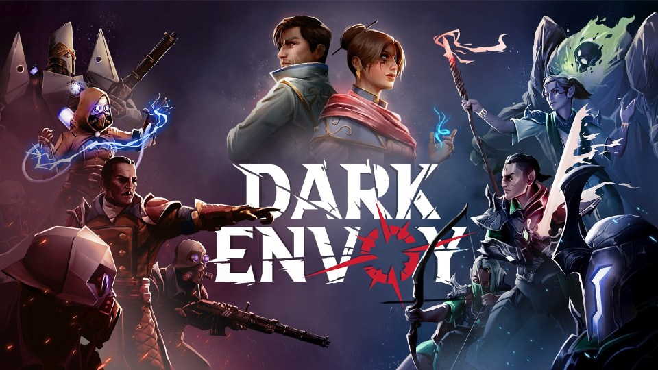 Illustration of characters from the video game Dark Envoy.