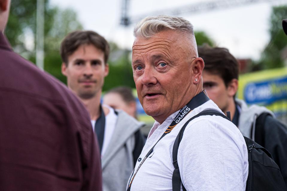Gjert Ingebrigtsen at the Trond Mohn Games.