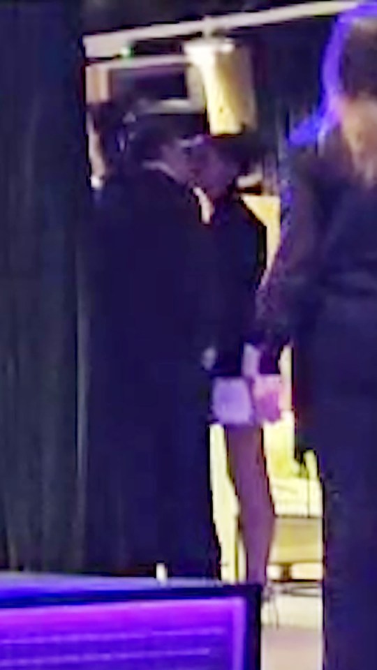 Maura Higgins and Danny Jones at a Brit Awards after-party.