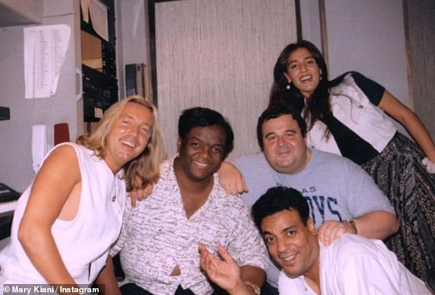 Scottish TFX vocalist Mary Kiani (far right) was engaged to John (far left) for nine years, said of his passing: 'Just heard this morning that my first love John Reid died suddenly