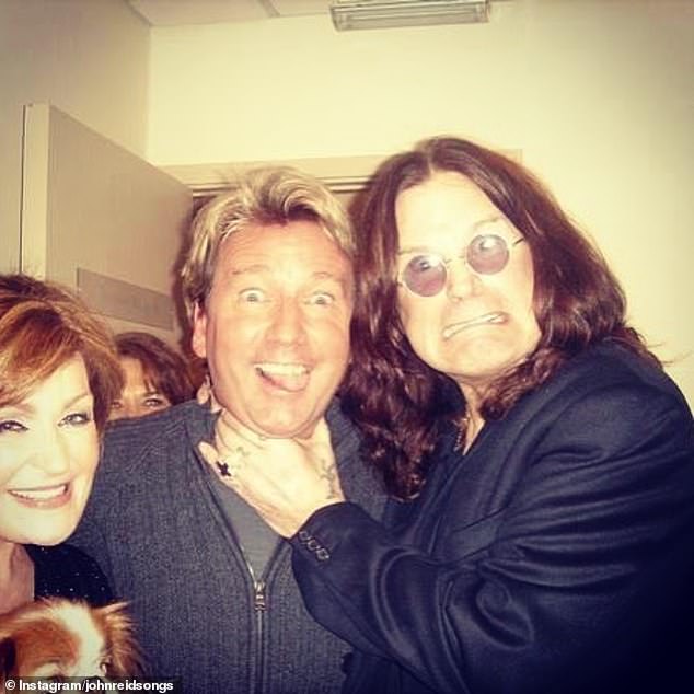 John enjoyed many star-studded bashes over his years as he was seen in circles with the likes of Sharon and Ozzy Osbourne
