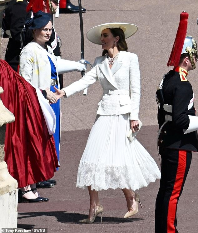 Catherine, 43, sadly missed last year’s event - one of the highlights of the royal calendar - after being diagnosed with cancer and undergoing preventative chemotherapy