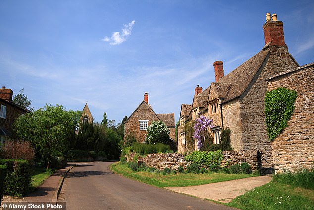 Residents of Little Tew are worried the new development could spoil its peaceful feel (Pictured: a general view of the village's centre)