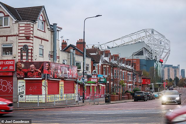 The United Cafe is located just a few hundred yards away from Old Trafford