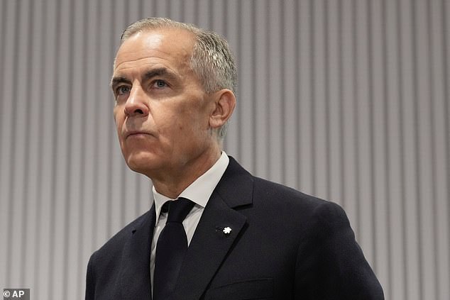 Canadian Prime Minister Mark Carney showed a 'range of expression supressions and fleeting emotions while Trump is in full flow,' according to body language expert Judi James. 'His lips pucker and purse in a suggestion of suppressed disapproval,' she said