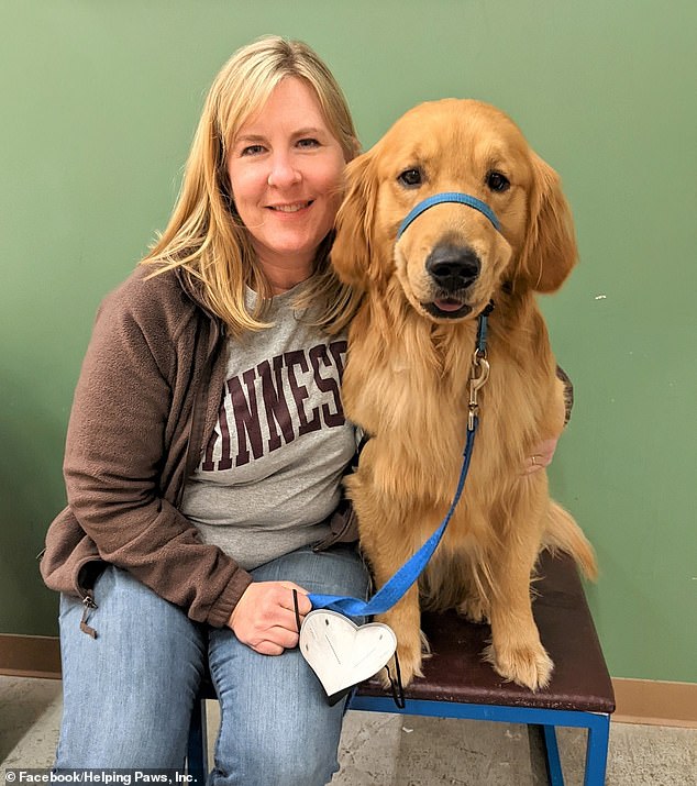 Hortman's beloved golden retriever Gilbert had to be euthanized after being shot by suspected assassin Vance Boelter