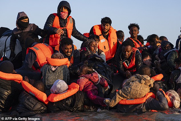 Not everyone made it onto the boat, with many being left behind disappointed